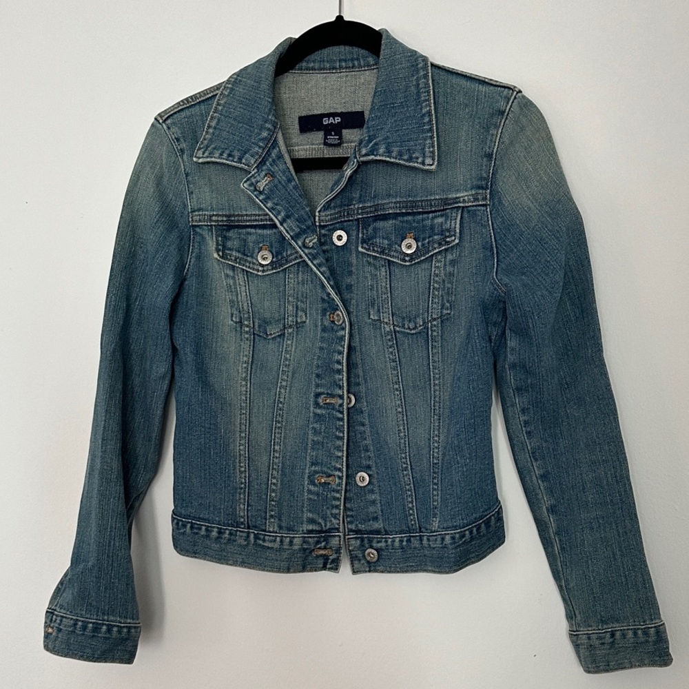 [GAP]  VINTAGE GAP Blue Faded Denim Jacket